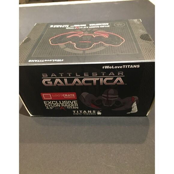 Battlestar Galactica Loot Crate Exclusive Cylon Raider 4.5" Scartitan Vehicle - Picture 3 of 10